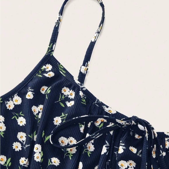 Floral Navy Dress - Picture 3 of 3